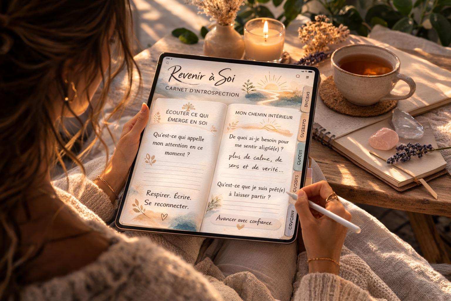 Revenir à Soi - Un carnet pour se découvrir, guérir et s’aligner (version PDF).