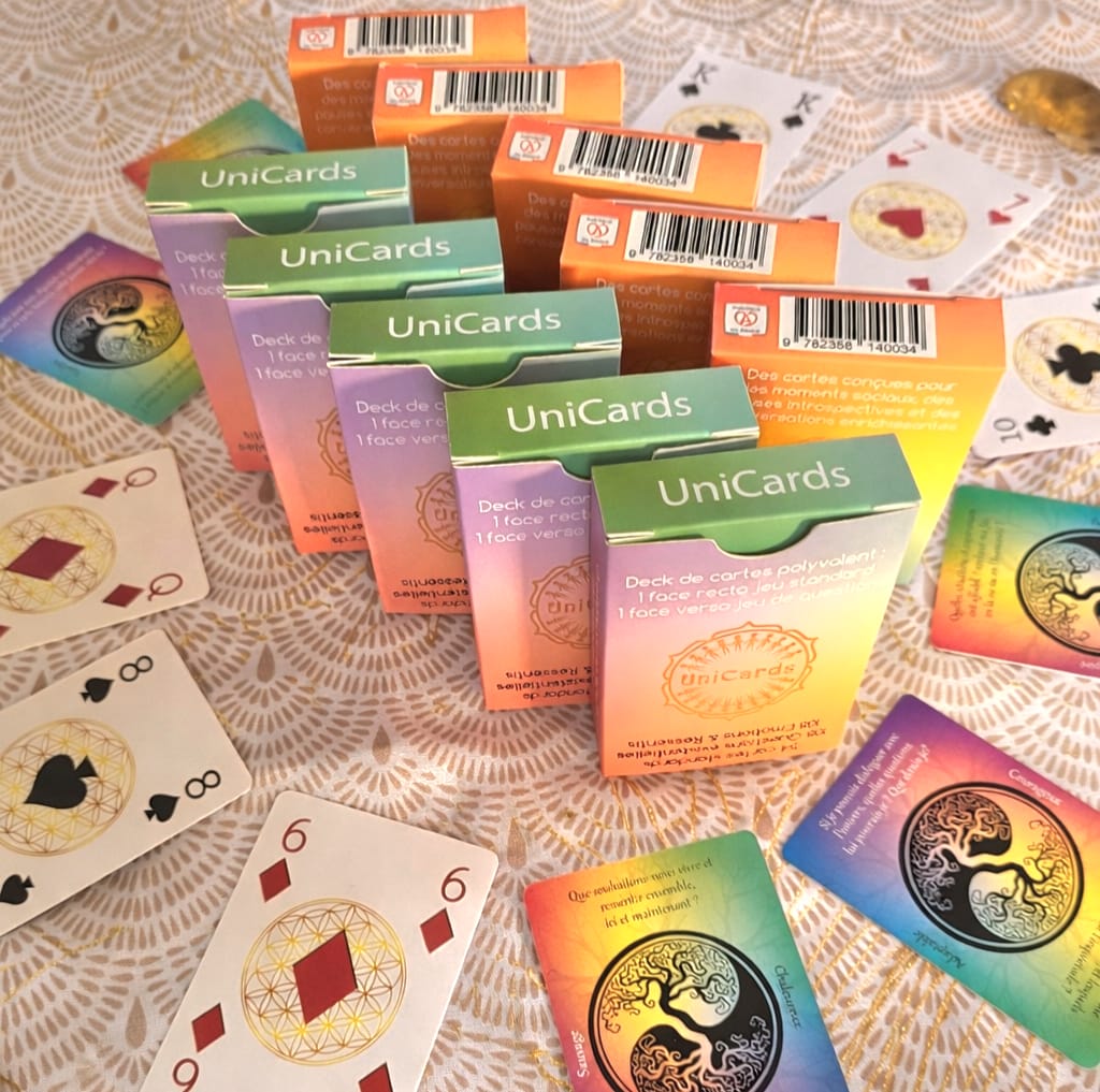 Pack 10 jeux UniCards - Le jeu de cartes pour jouer et se découvrir