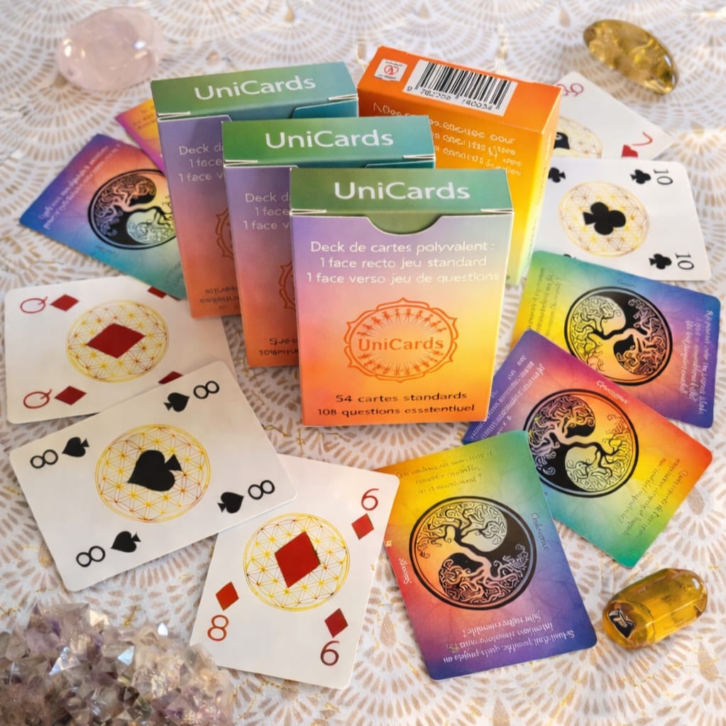 Pack 4 jeux UniCards - Le jeu de cartes pour jouer et se découvrir